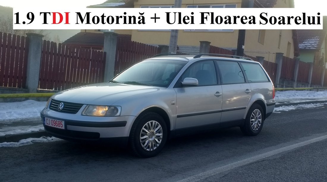 VW Passat 1.9 TDI Motorina +Ulei Vegetal 116 CP 6+1Viteze 2000