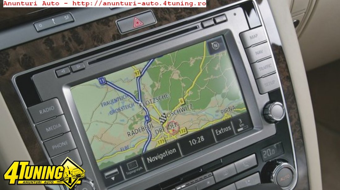 VW Phaeton cd navigatie harta romania 2017