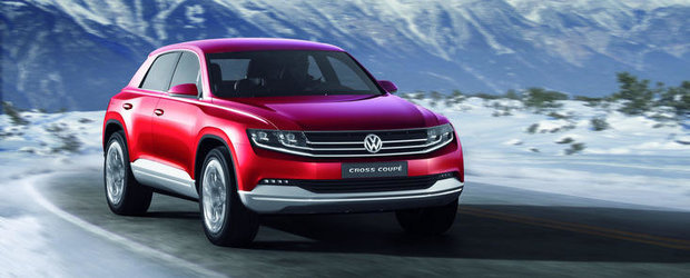 VW prezinta la Geneva versiunea hibrid diesel-electrica a conceptului Cross Coupe