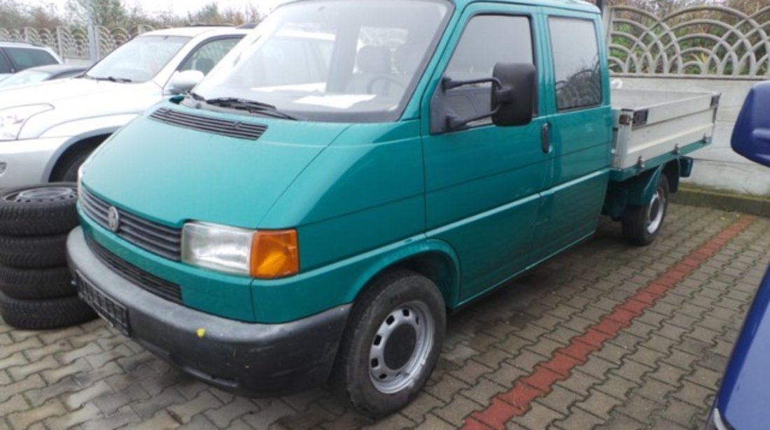 VW VOLKSWAGEN T4 - 2.4D Doka Pritsche 6 locuri Camioneta Autoutilitara cu Lada/Bena