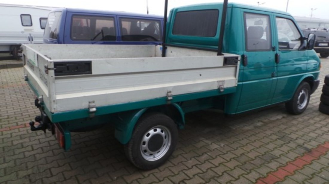 VW VOLKSWAGEN T4 - 2.4D Doka Pritsche 6 locuri Camioneta Autoutilitara cu Lada/Bena