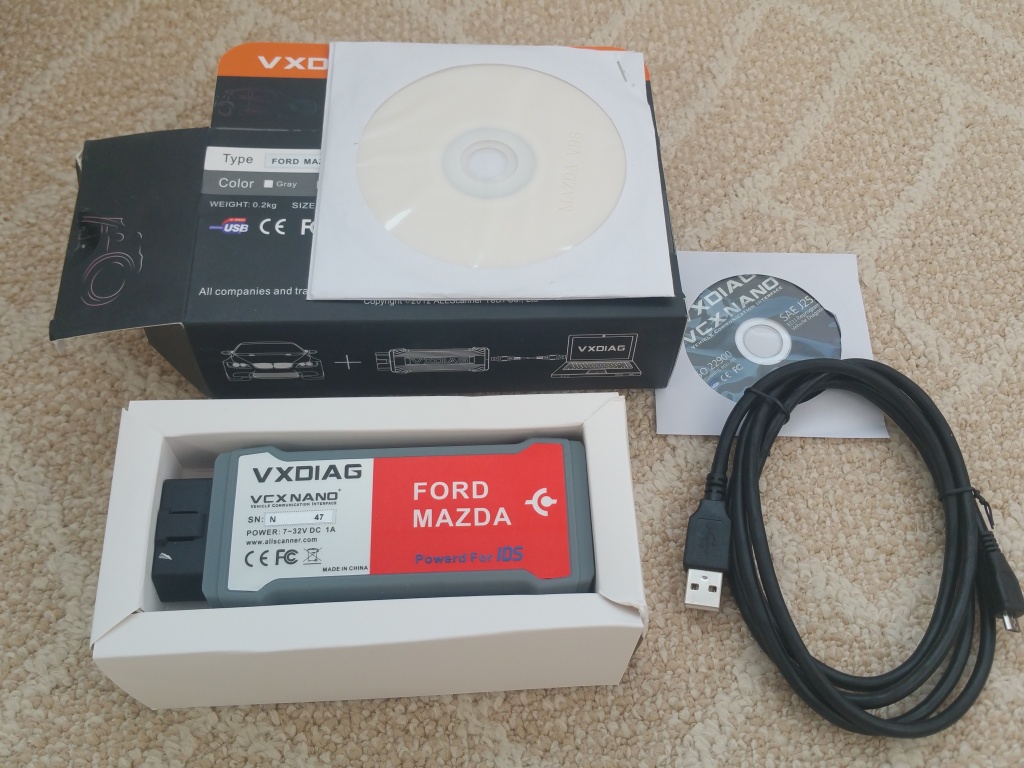 VXDIAG VCX NANO pentru Ford VCM IDS, Mazda 2in1 cu Software v136