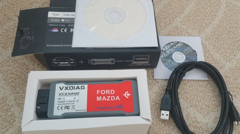 VXDIAG VCX NANO pentru Ford VCM IDS, Mazda 2in1 cu Software v123