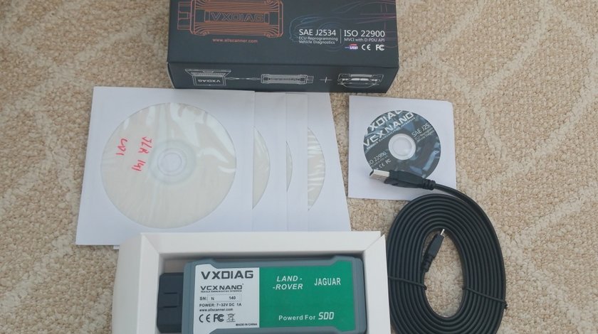 VXDIAG VCX NANO pentru Jaguar si Land Rover cu JLR Software V154