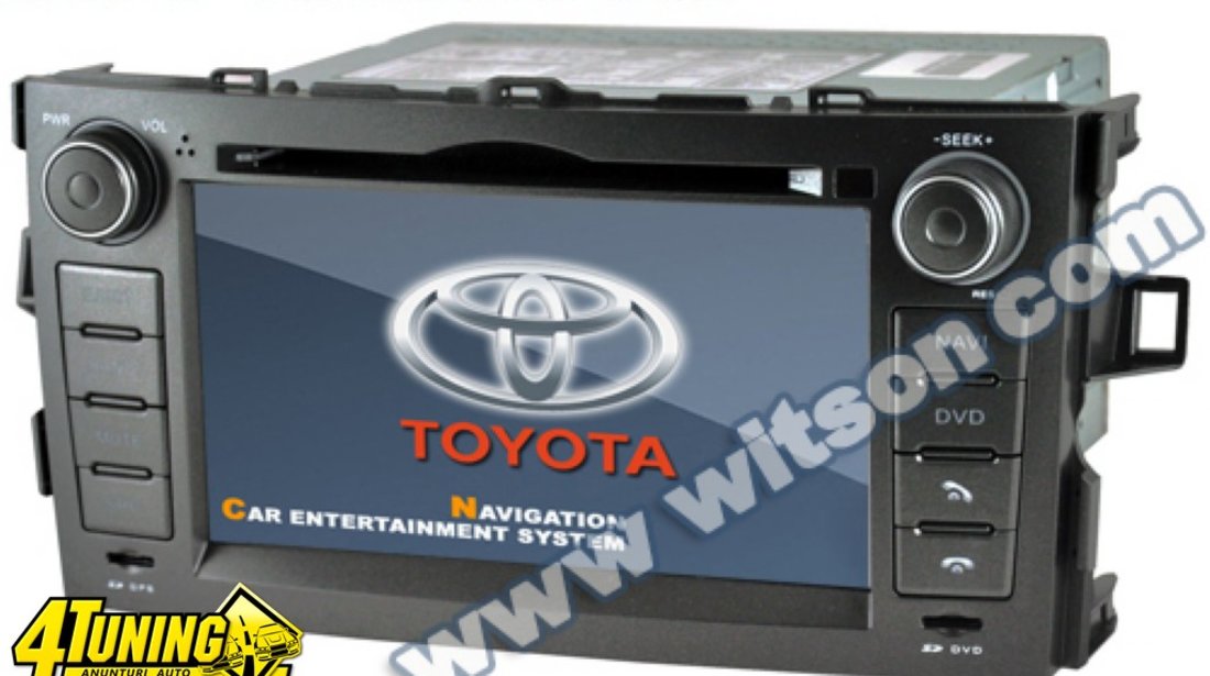 W2 D9105T Navigatie Witson Dedicata Toyota AURIS DVD GPS Auto CARKIT