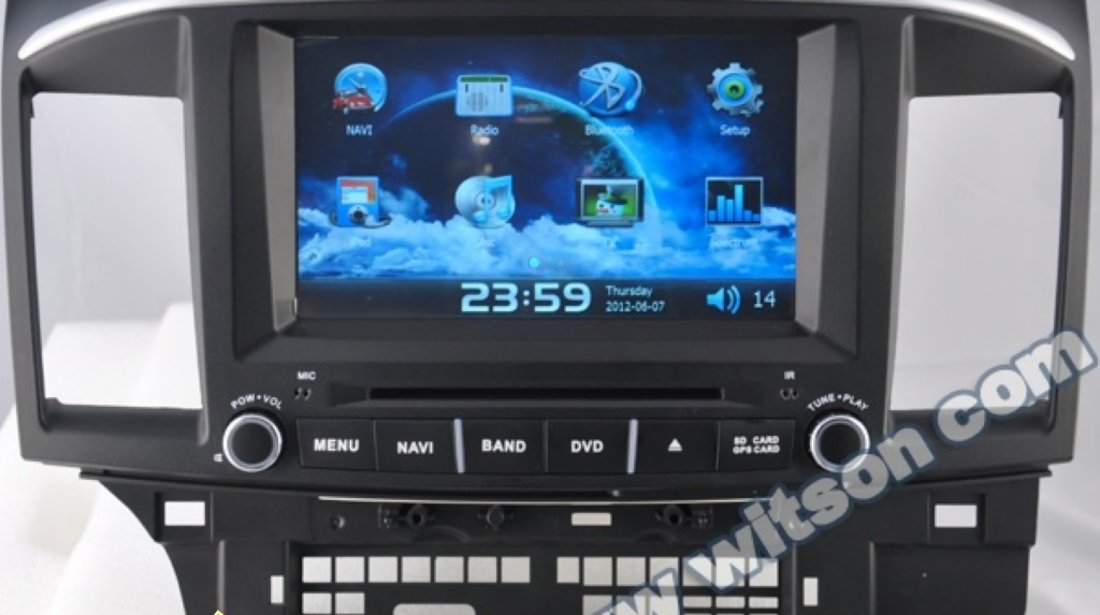 W2 D9845Z Navigatie Witson Dedicata Mitsubishi Lancer DVD GPS Auto TV