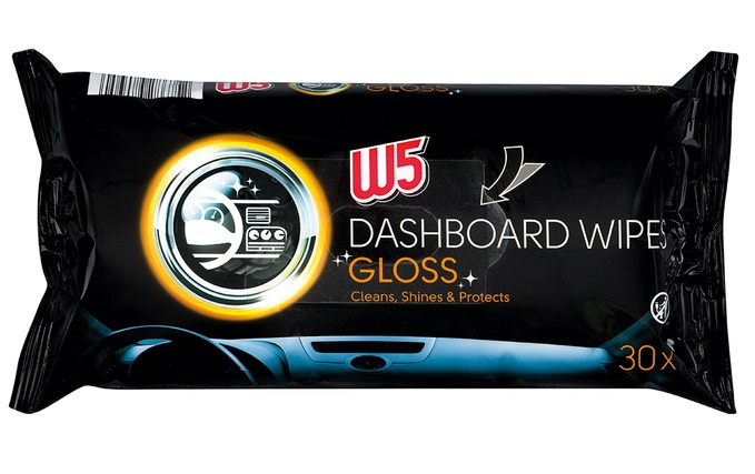 W5 Servetele Umede Bord 30 Buc Lucios