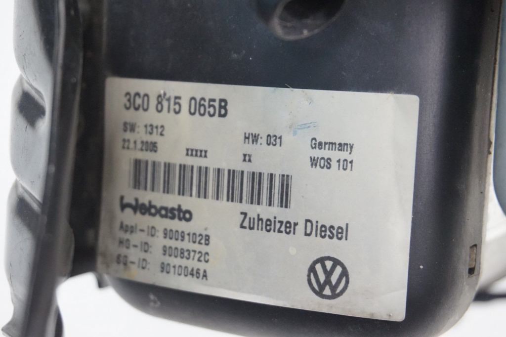 WABASTO aeroterma VOLKSWAGEN PASSAT, 3C0815065B, 9009102B, 9008372C , 9010046A, 000018021232,