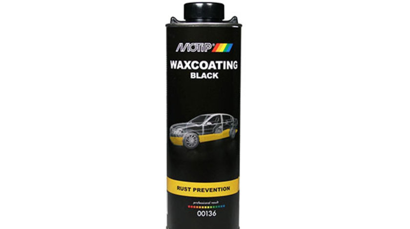 WAXCOATING - CEARA ANTICOROZIVA PENTRU CAROSERIE. NEGRU 1000 ML 382453 MOTIP