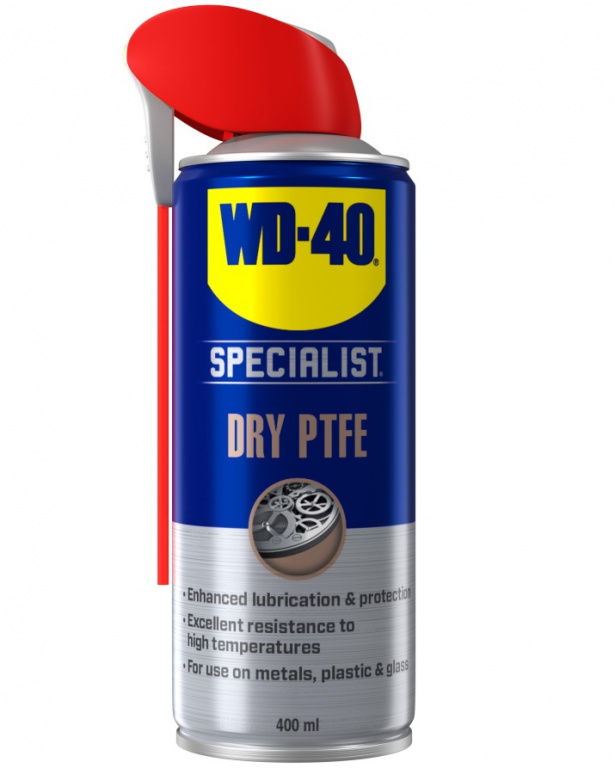 WD-40 Specialist Dry PTFE Solutie Lubrifiant Cu PTFE Uscat Profesionala 400ML 780017