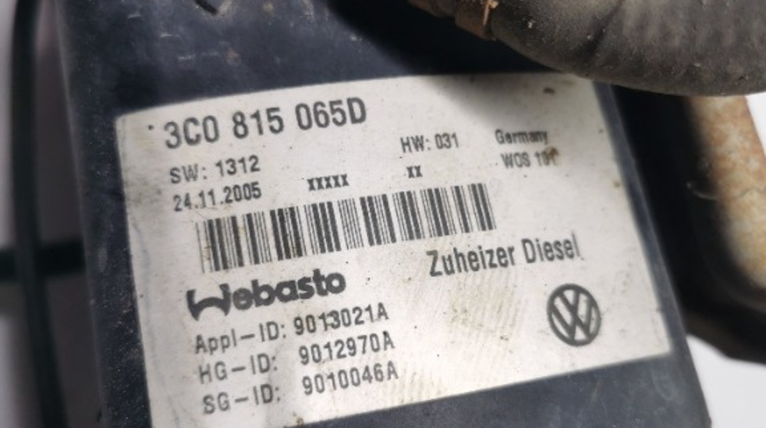 Webasto VW Passat B6 sirocol incalzire auxiliara 3C0815065D