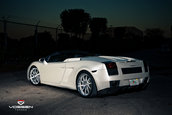 White Desire: Lambo Gallardo Spyder & Vossen VF051