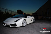 White Desire: Lambo Gallardo Spyder & Vossen VF051