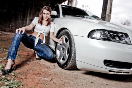 White Summer Dream: Audi A4 by Florin White Summer Dream: Audi A4 by Florin