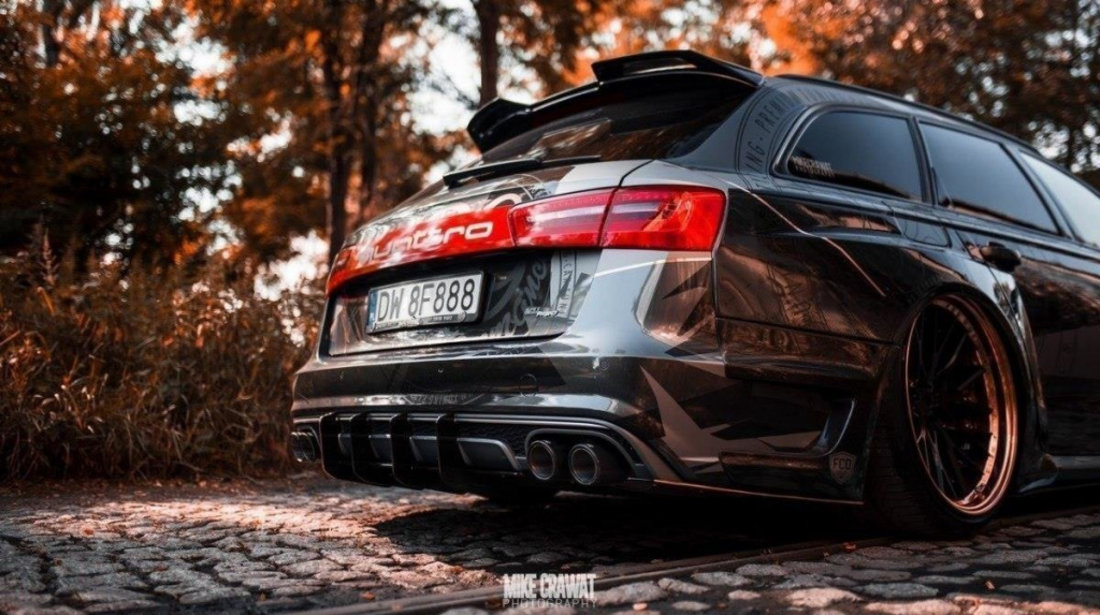 Wide Body kit Audi S6 C7 Avant + Set splitere prelungiri AU-S6-C7-AV-BK1