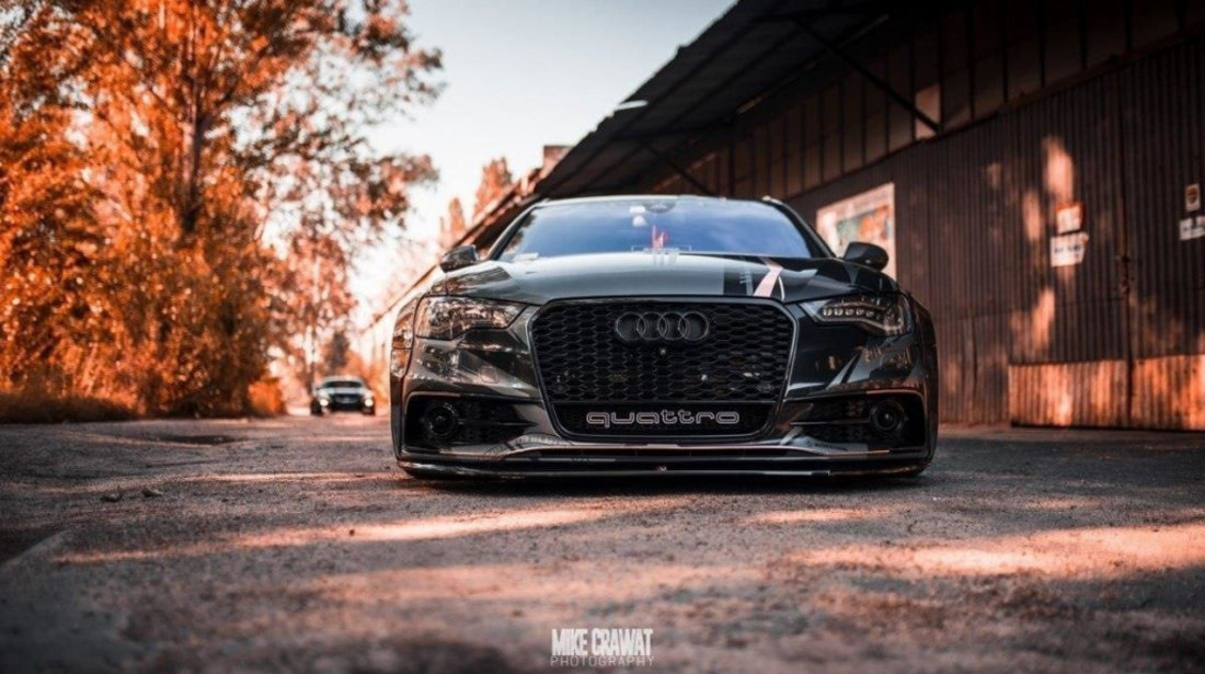 Wide Body kit Audi S6 C7 Avant + Set splitere prelungiri AU-S6-C7-AV-BK1