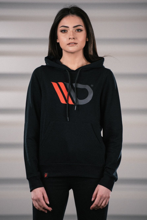 Womens Black Hoodie MA-HDY-BLK-WMNS-1-XL