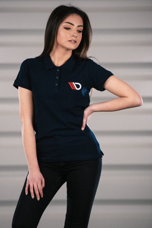 Womens Navy Blue Polo shirt MX-POLO-NAVYBLUE-WMNS-1-XS