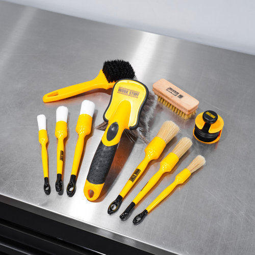 Work Stuff Work Stuff Brush Kit Set 10 Buc Perii Detailing Auto WS-149 + WS-147 + WS-148 + WS-082 + ...