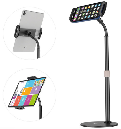 Wozinsky Suport Stand Pentru Telefon / Tabletă Reglabil Birou Negru WTHBK4