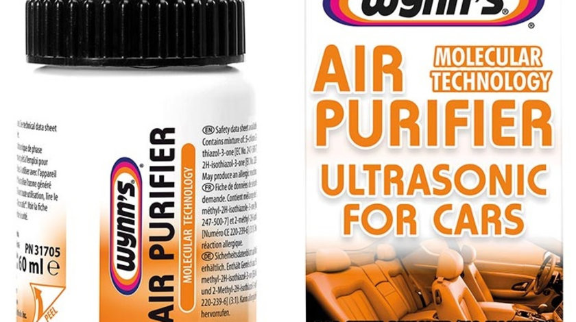 Wynn's Aer Purifier Spray Molecular Pentru Eliminarea Mirosurilor 60ML W31705