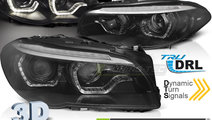 XENON Faruri AFS ANGEL EYES LED DRL BLACK SEQ comp...