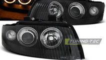 XENON Faruri ANGEL EYES BLACK compatibila AUDI A4 ...