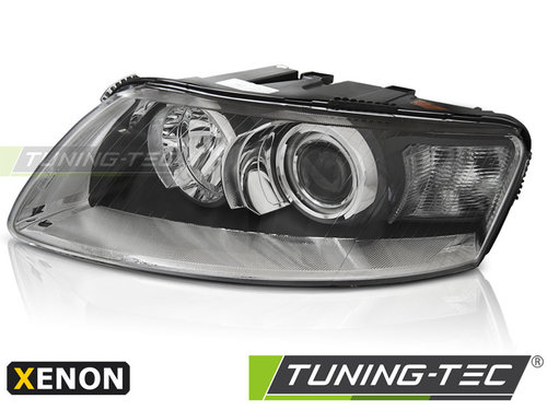 XENON Faruri Crom look LEFT TYC compatibila AUDI A6 C6 04.04-08
