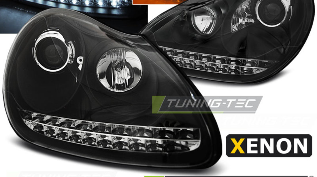 XENON Faruri DAYLIGHT BLACK compatibila PORSCHE CAYENNE 02-06