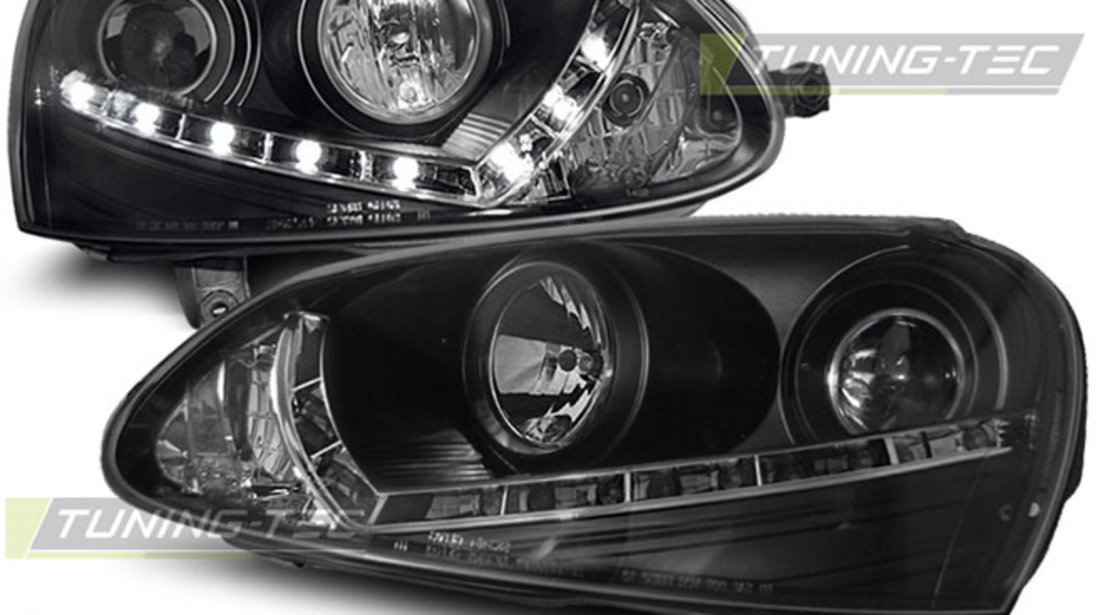 XENON Faruri DAYLIGHT BLACK compatibila VW GOLF 5 03-08