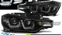 XENON Faruri U-LED LIGHT BLACK compatibila BMW F30...