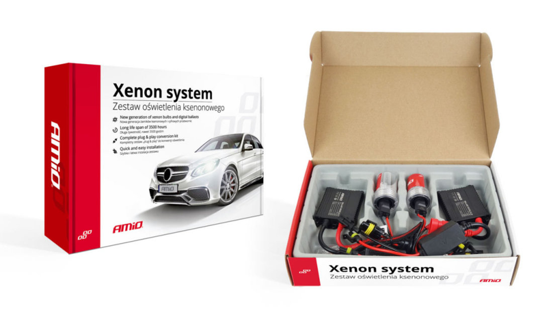 Xenon Kit Type Slim Hb1 9004 Hb5 9007 4300k Amio 01955