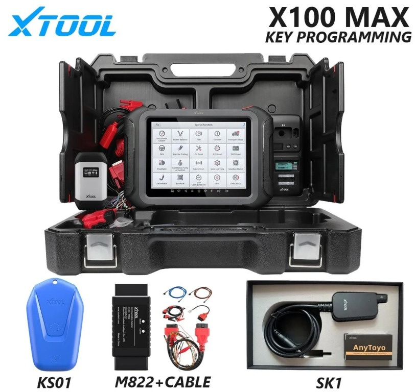 XTOOL X100 MAX Programator cheie IMMO Elite Diagnostic Tools + KC501 ECU Coding Full Bidirectional Control