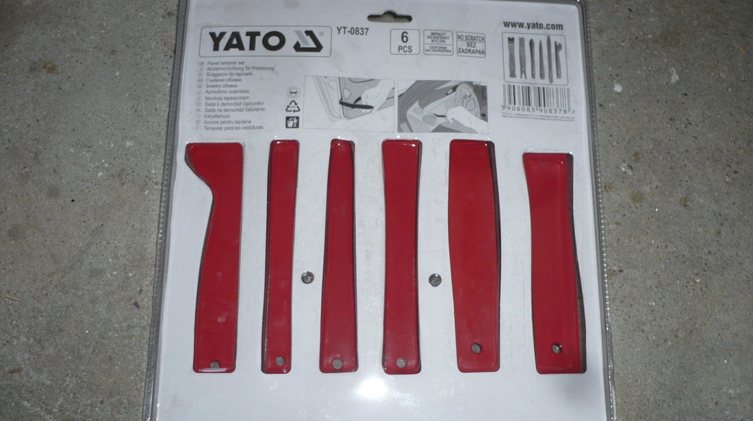 YATO Set extractoare elemente auto plastic YT-0837 Noua