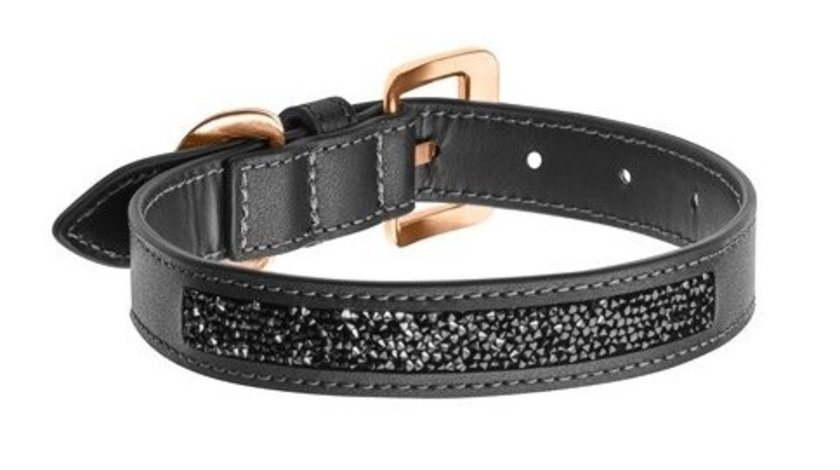 Zgarda Pentru Caini Oe Mercedes-Benz Swarovski Negru / Roz Auriu B66953954