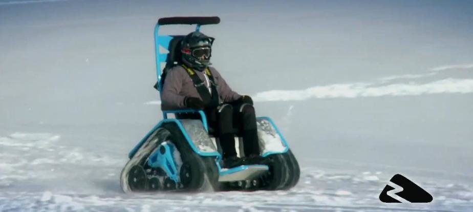 Ziesel: cel mai amuzant snowmobil electric din lume