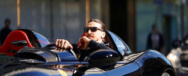 Zlatan Ibrahimovic surprins in trafic. Superstarul suedez conduce un bolid de peste 2 milioane de euro